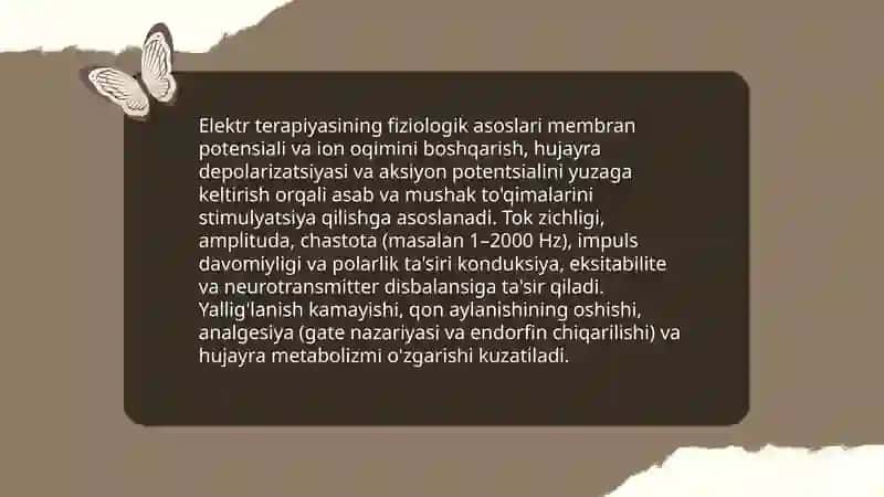Elektr bilan davolash 4