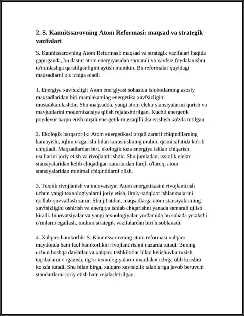 S. Kannitssarovning Atom Reformasi 4