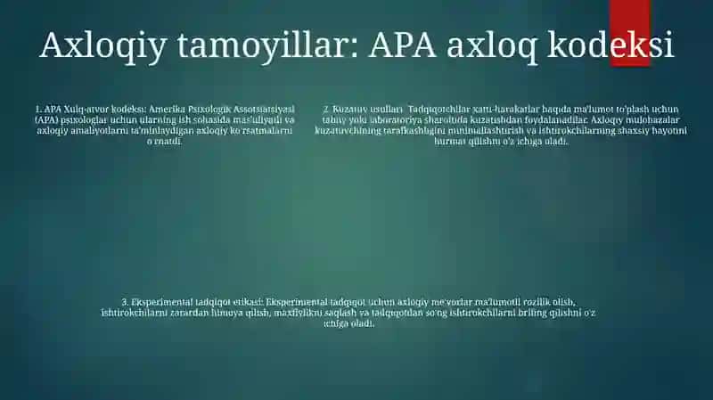Psixologiyada Empirik Metodlar 4