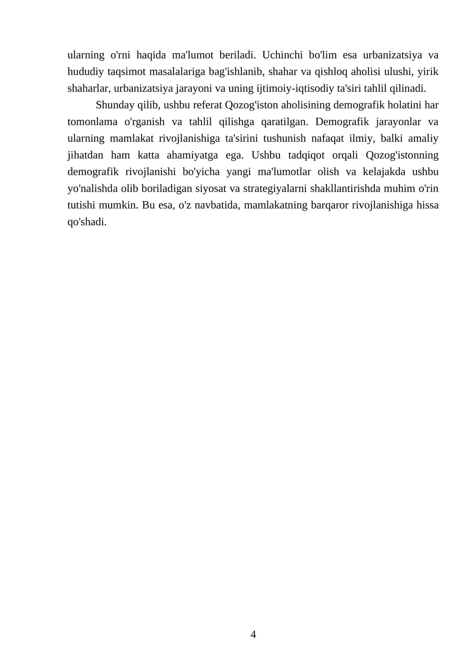 Qozogʻiston aholisi REFERATI 4