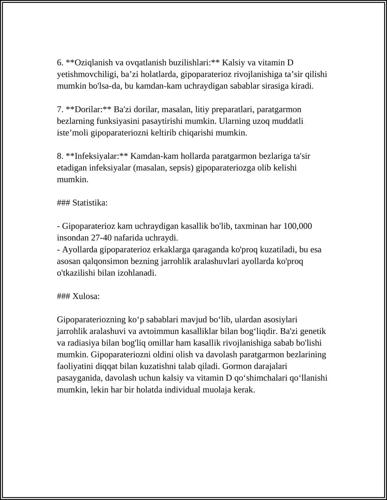 GIPOPARATERIOZ 4