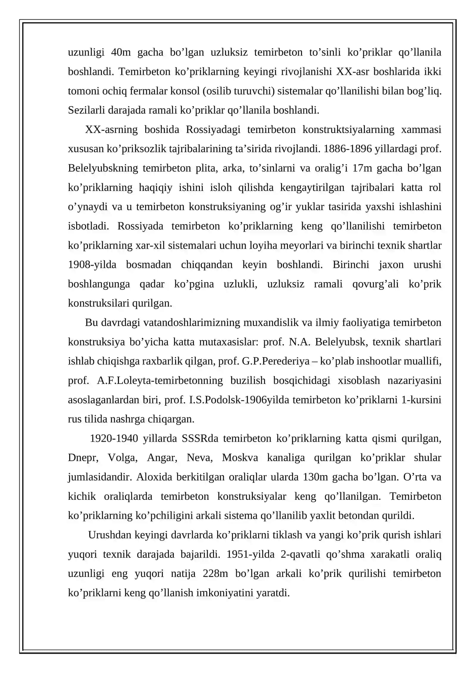 Temir beton ko’priklar haqida umumiy ma’lumotlar 4