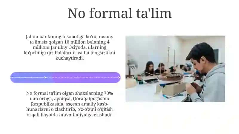 Ta'lim turlari va shakillari tavsifi 4