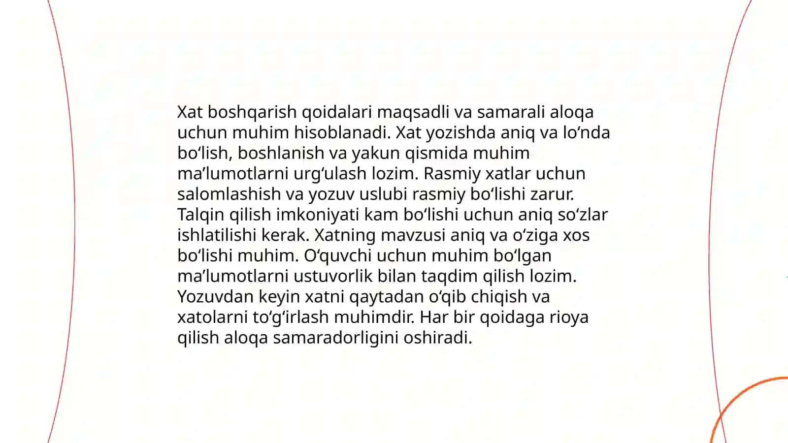 Shaxsiy ish qog‘azlari uslubi 4