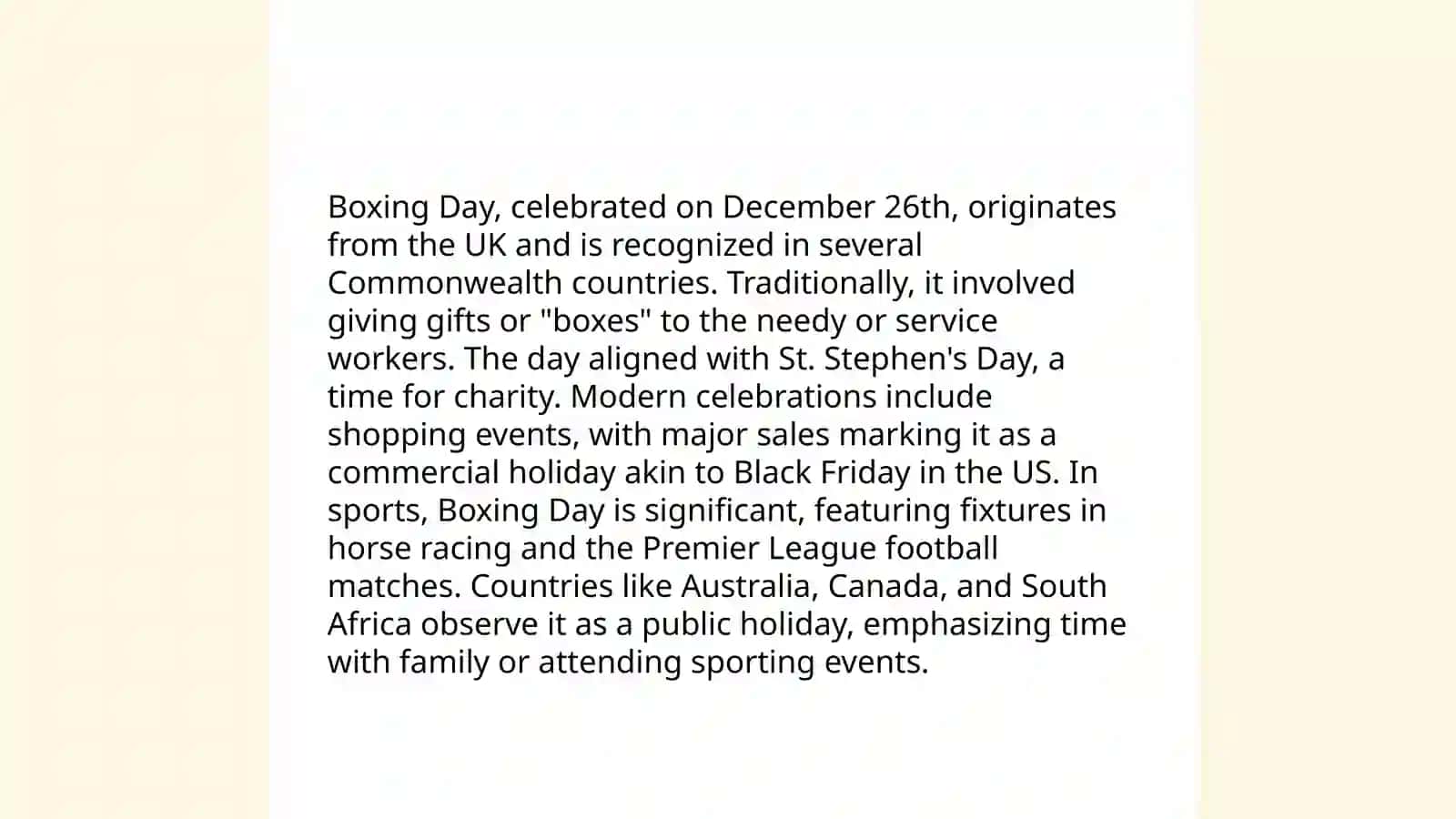 National holidays of the Great Britain 4