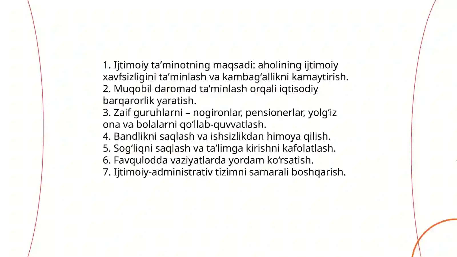 Ijtimoiy taʼminot: va uning vazifalari 4