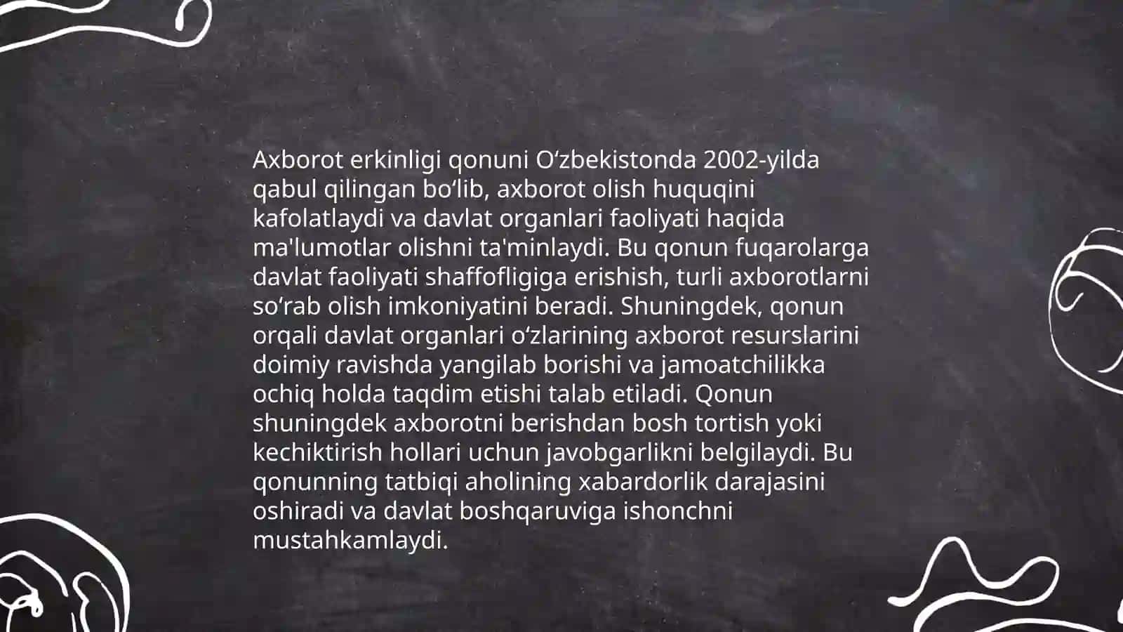 O'zbekiston Respublikasida ommaviy axborot vositalarining faoliyati 4