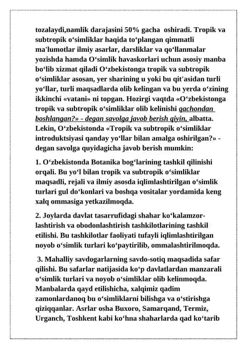 O'Simliklarni Hayotiy Shakllari 4