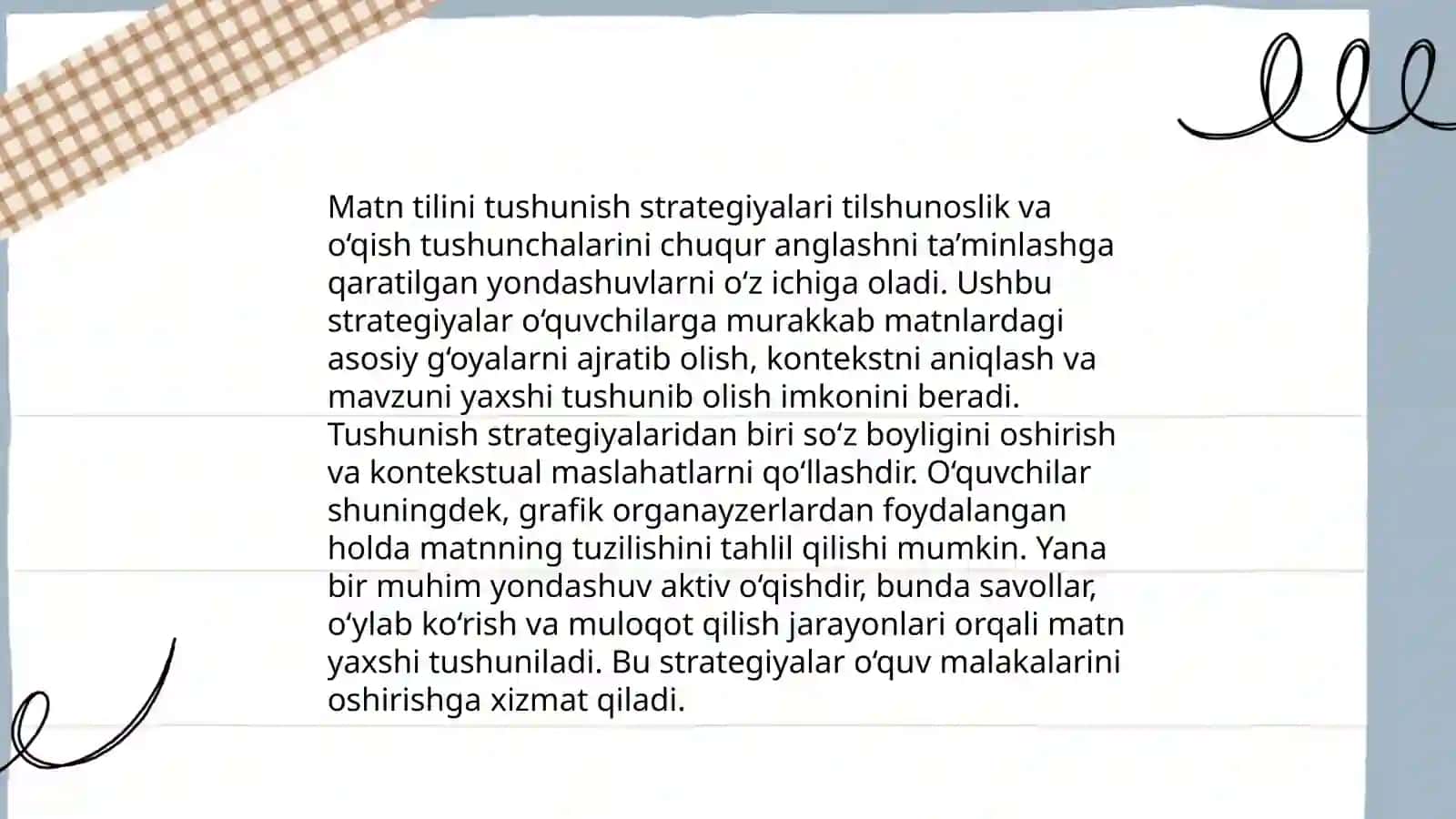 O'qib tushunish malakalarining ahamiyati 4