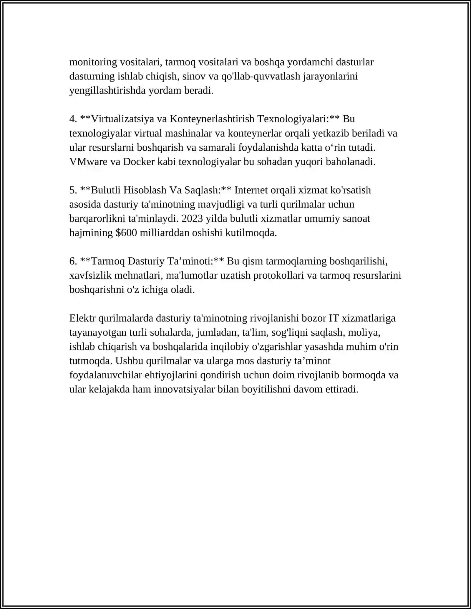 DASTURIY TA’MINOT BILAN BOSHQARILADIGAN ELEKTRON QURILMALAR 4