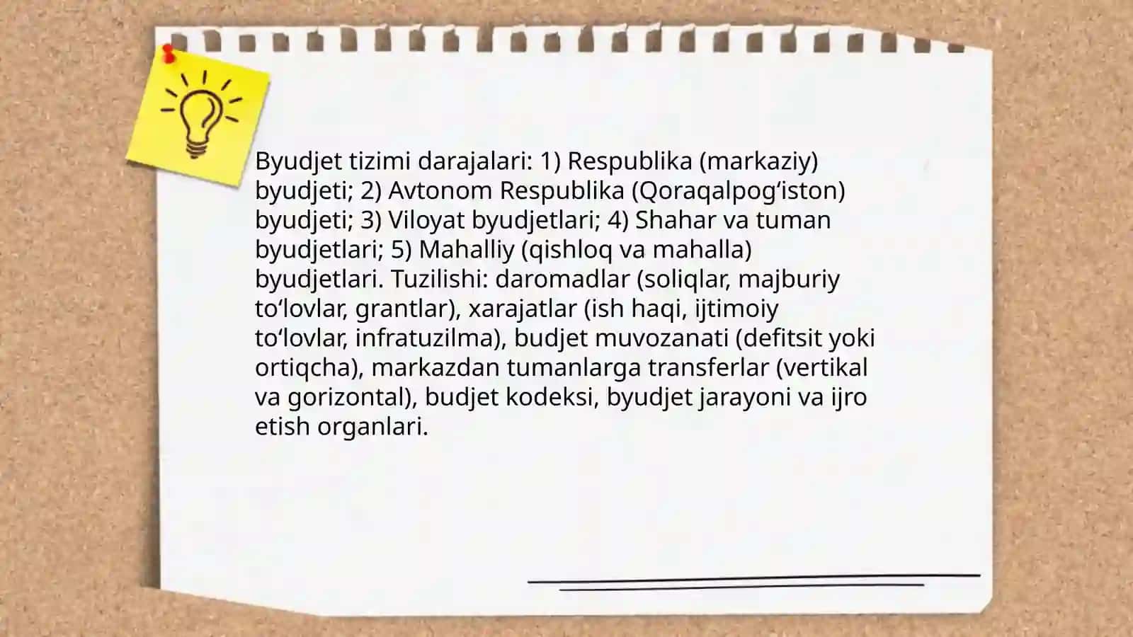 Byudjet tuzilishi va byudjet tizimi va uning asosiy tamoyillari 4