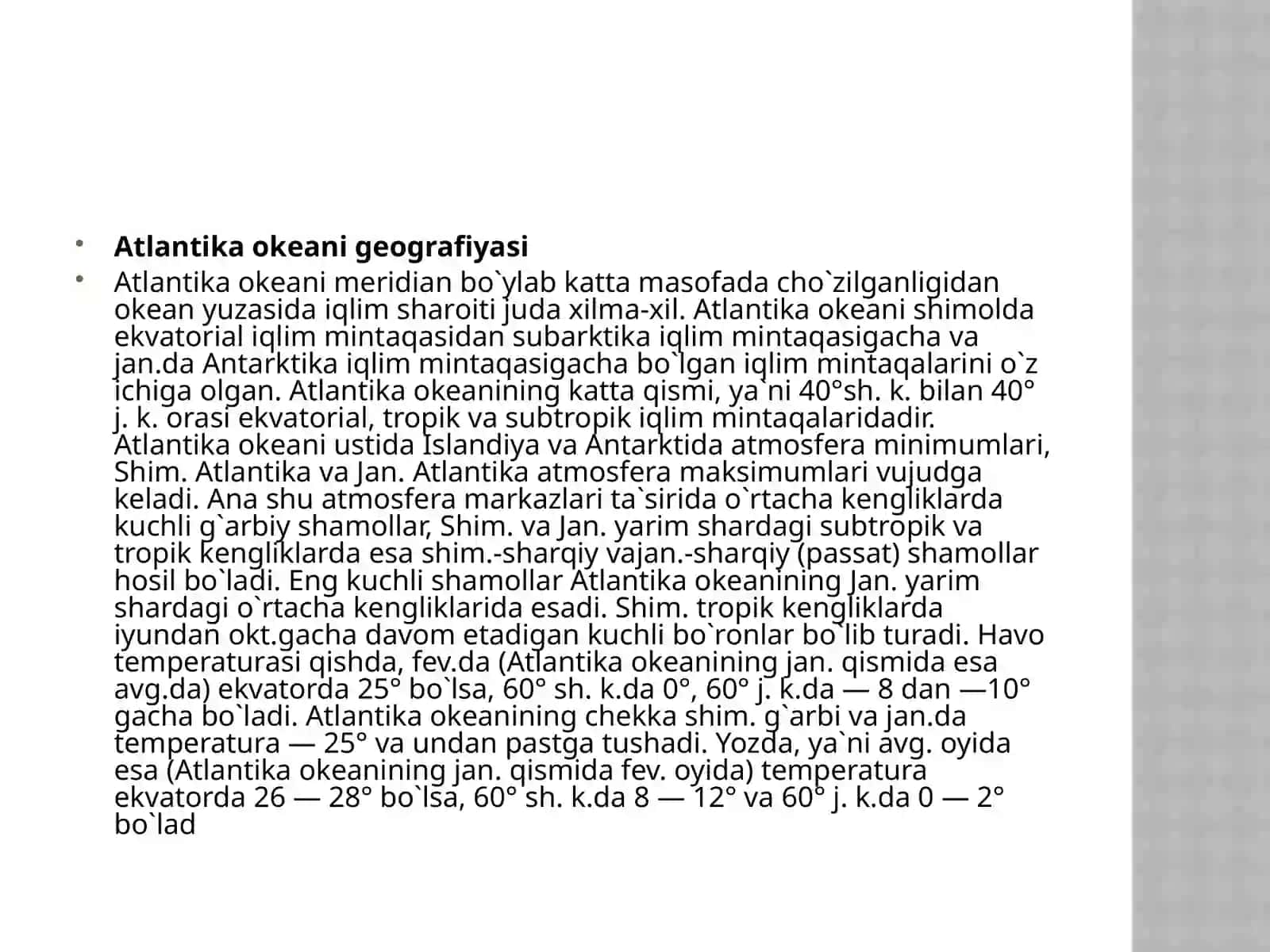 Atlantika Okeani 4