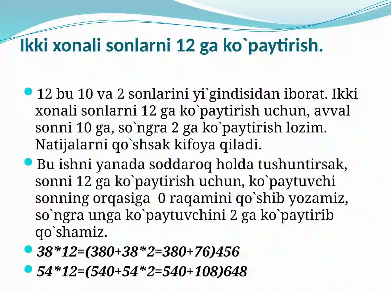 QIZIQARLI MATEMATIKA O`QUV QO`LLANMASI 4