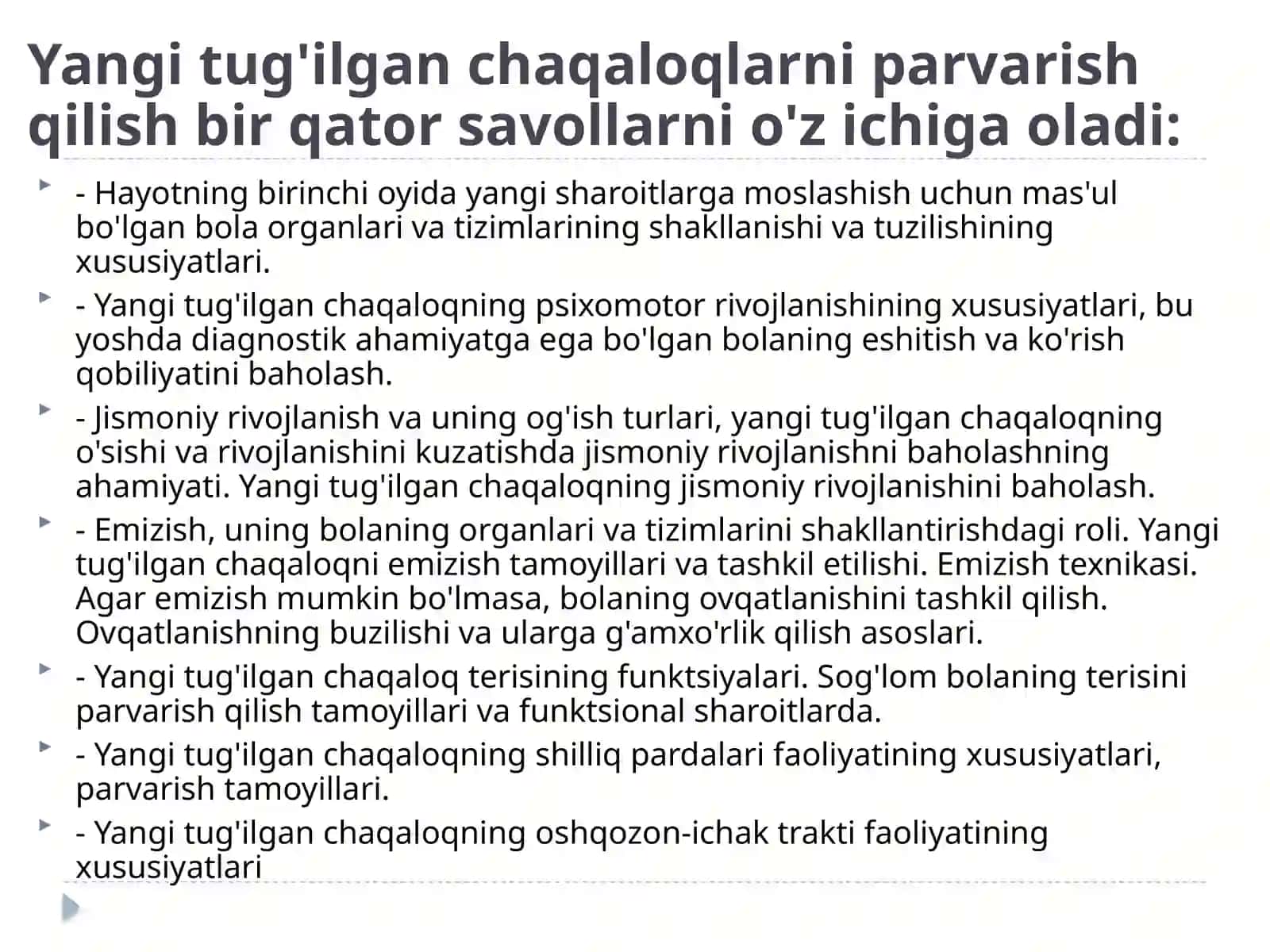 Neonatal davr tug'ilgan chaqaloqlar kasalliklari 4
