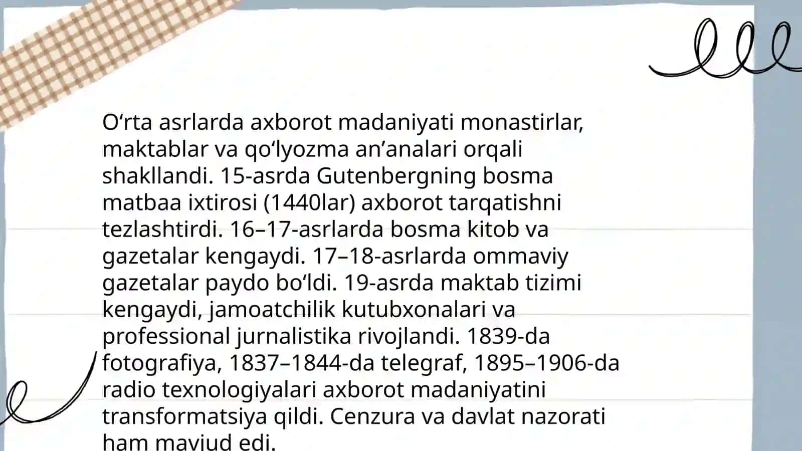Media savodxonlik va axborot madaniyati tarixiy evolutsiyasi 4