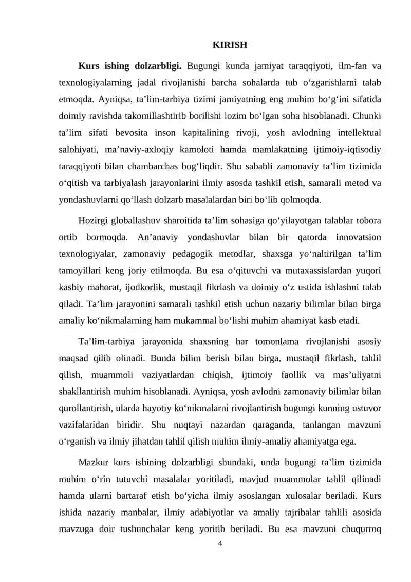ONA TILI O‘QITISH METODIKASI 4