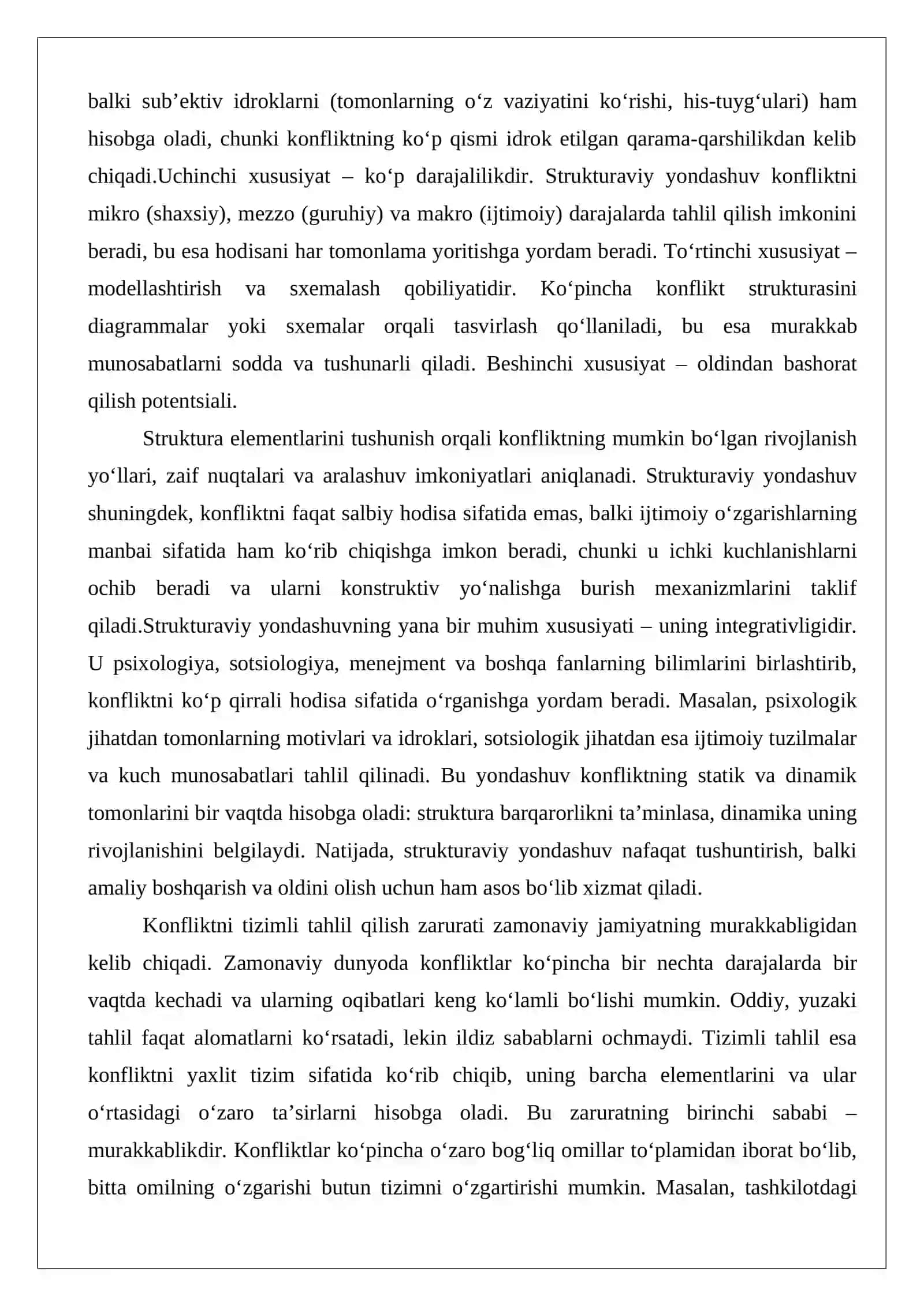 Konfliktning Strukturasi 4