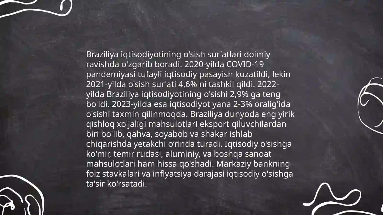 Braziliya iqtisodiyoti rivojlanishi 4