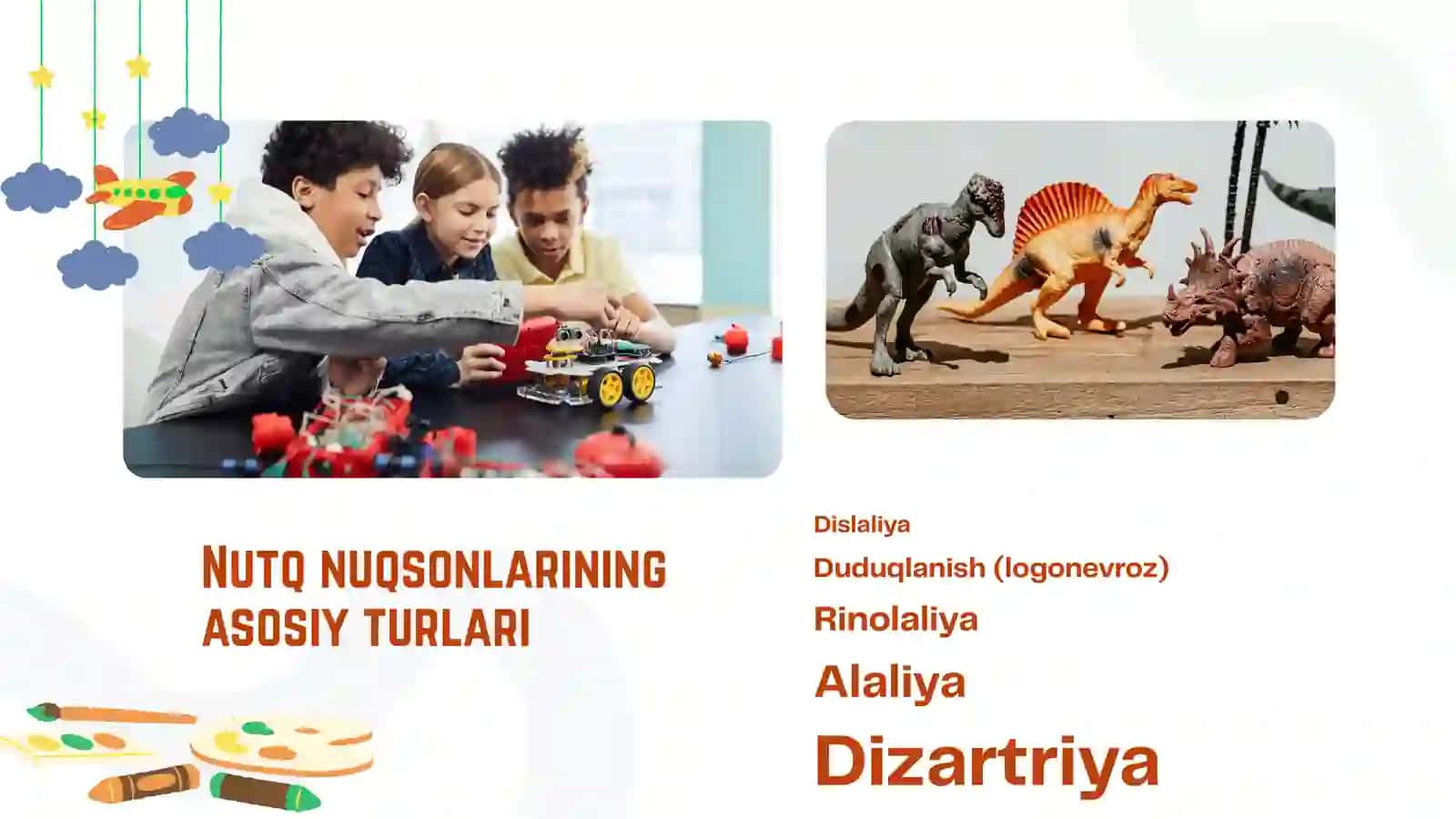 Nutqida nuqsoni bo‘lgan bolalar. SLAYD 4