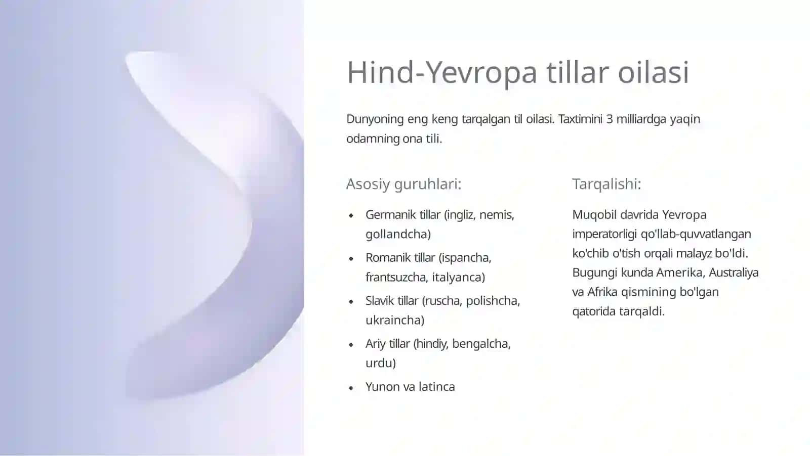 Dunyo tillari tavsifi 4