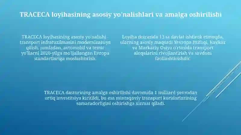TRASEKA loyihasi 4