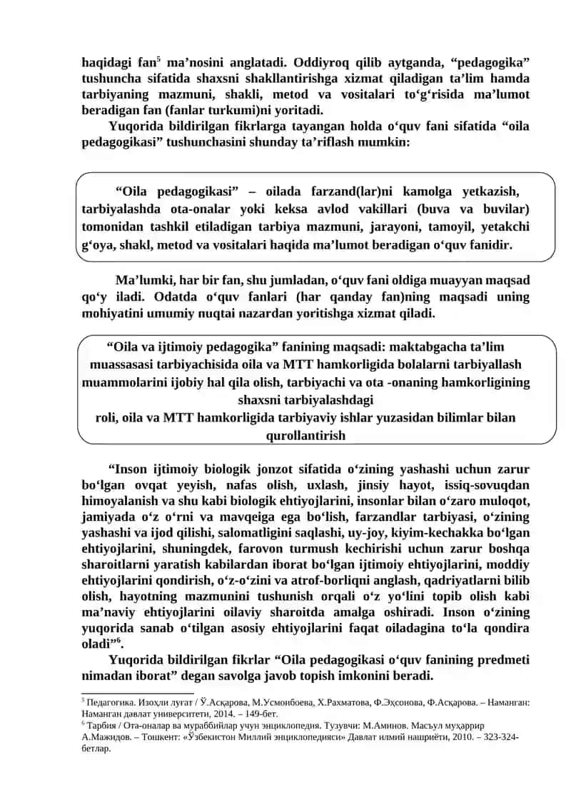 Oila Pedagogikasi 4