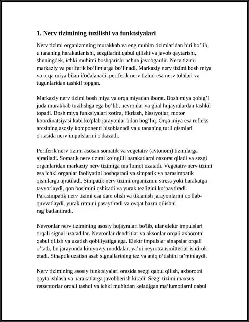ORGANIZMNING NERV, IMMUN-ENDOKRIN BOSHQARILUVI 4