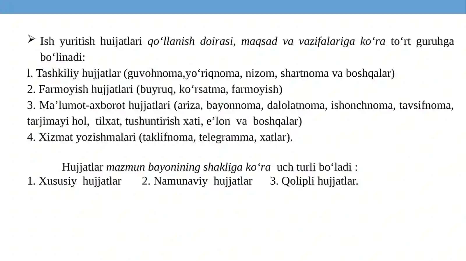 DAVLAT TILIDA ISHYURITISH.HUJJATLAR 4