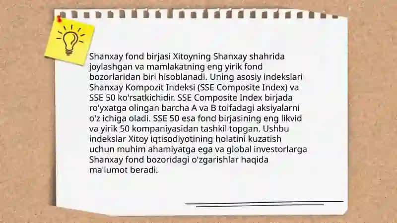 Shanxay fond birjasi 4