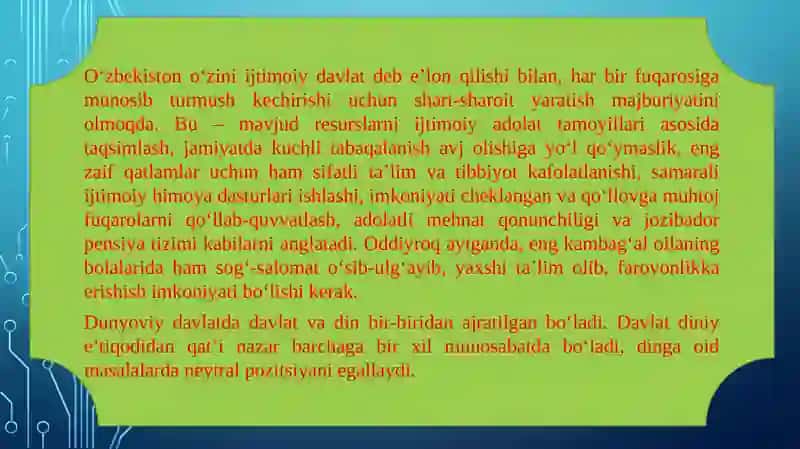 O‘zbekiston Respublikasi Konstitutsiyasi 4