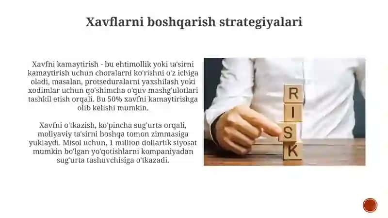Biznesrisklarini tahlil qilish 4