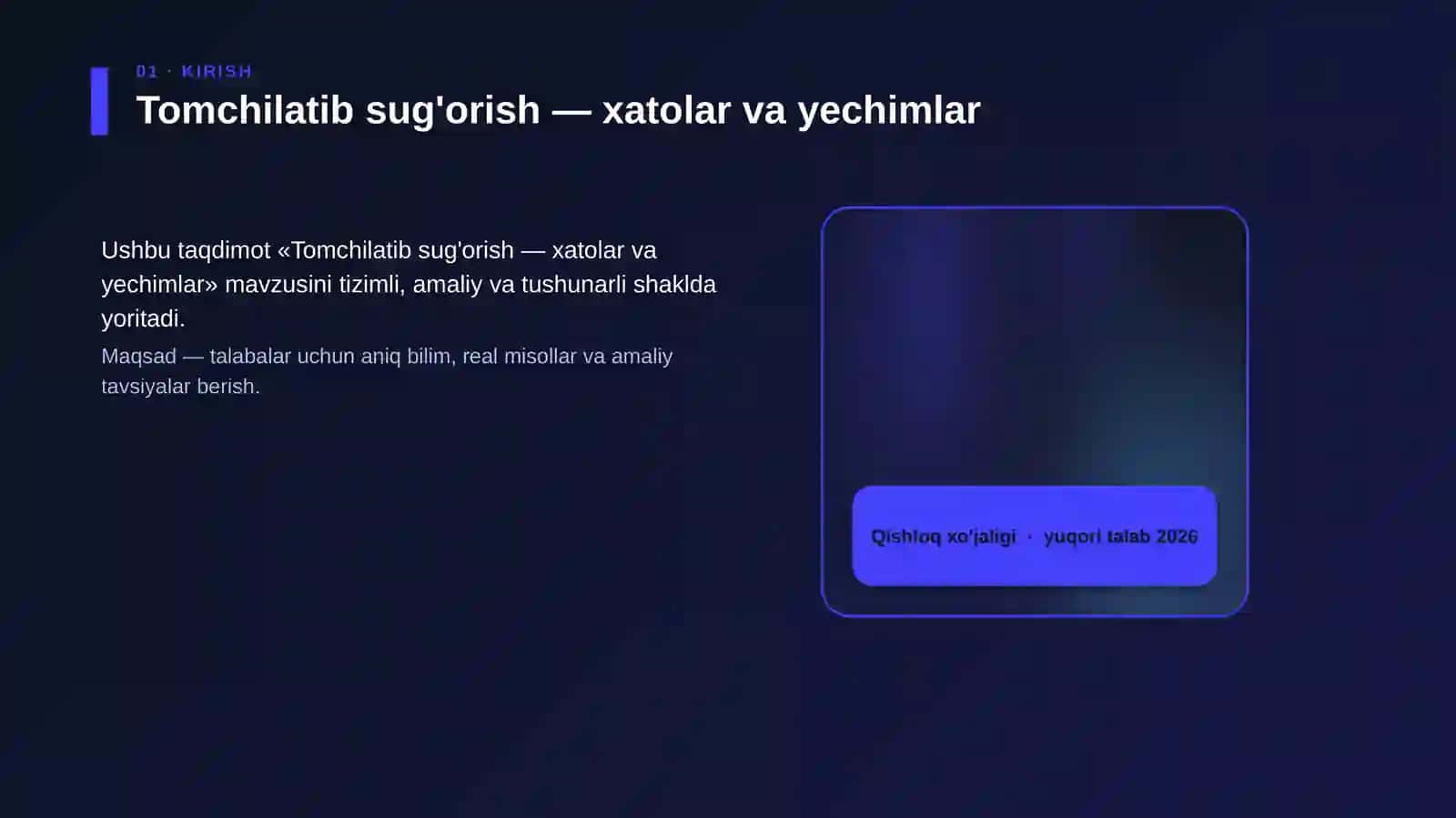Tomchilatib sug'orish — xatolar va yechimlar 4