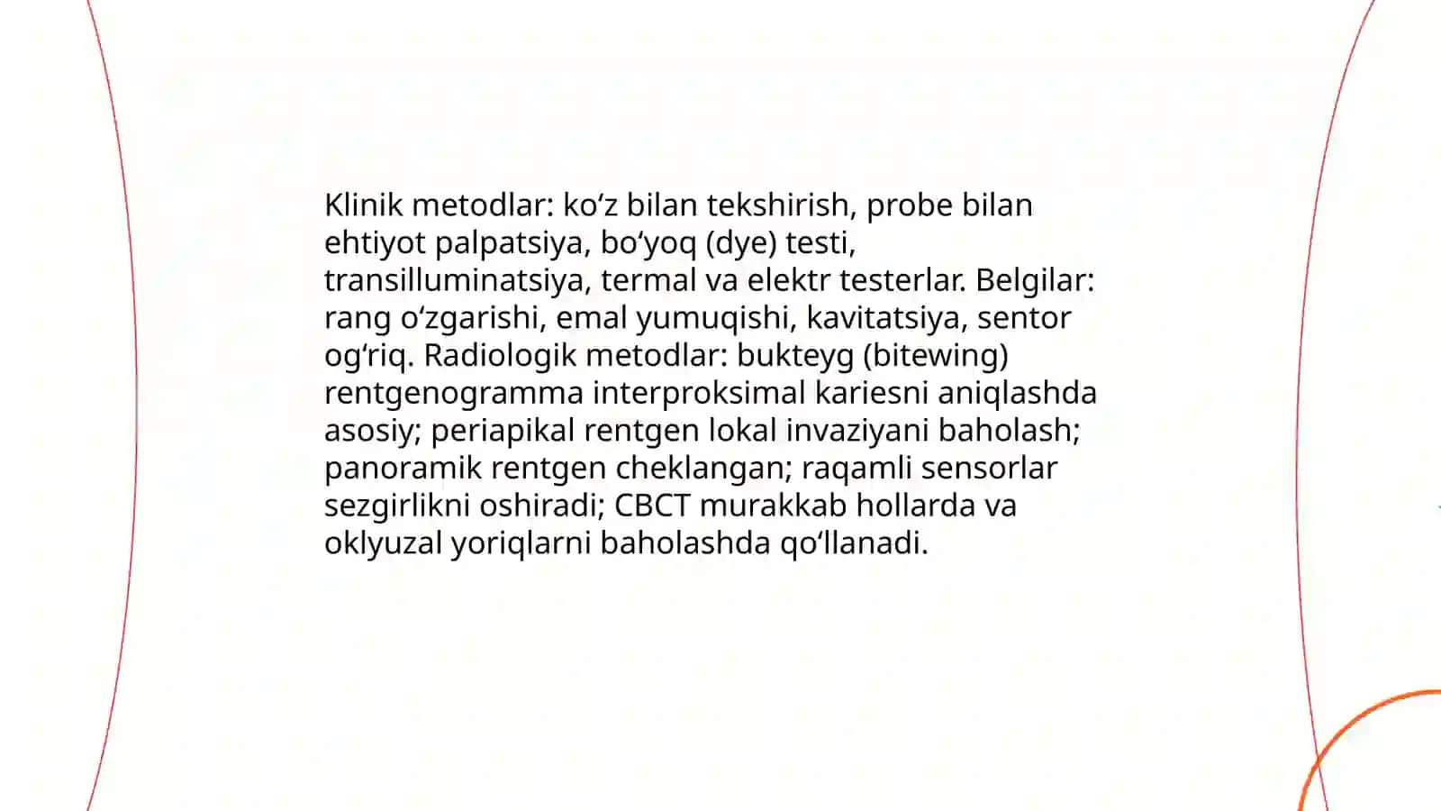 Stamatologiyada karesni umumiy davolash 4
