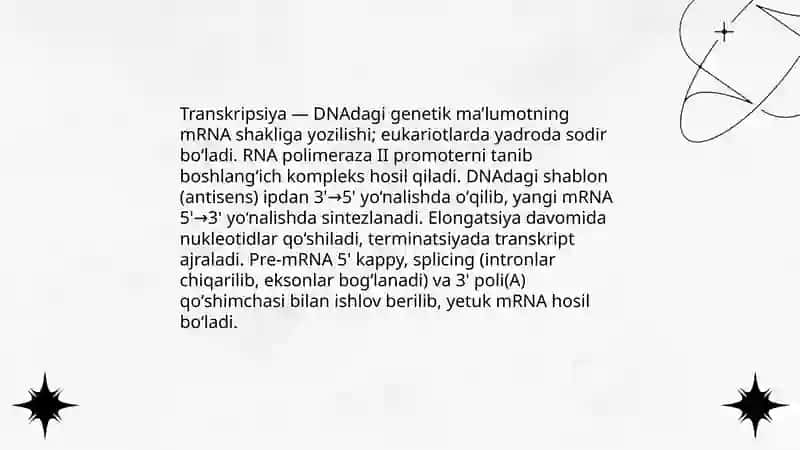 Oqsil biosintezi 4