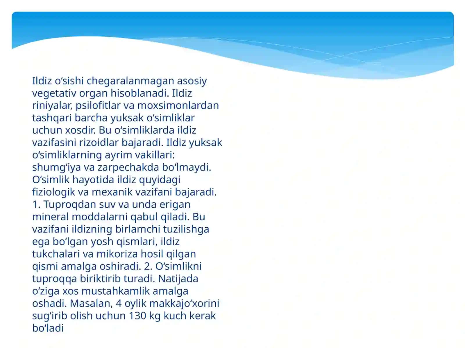 O`simliklarning vegetativ va generativ organlari 4