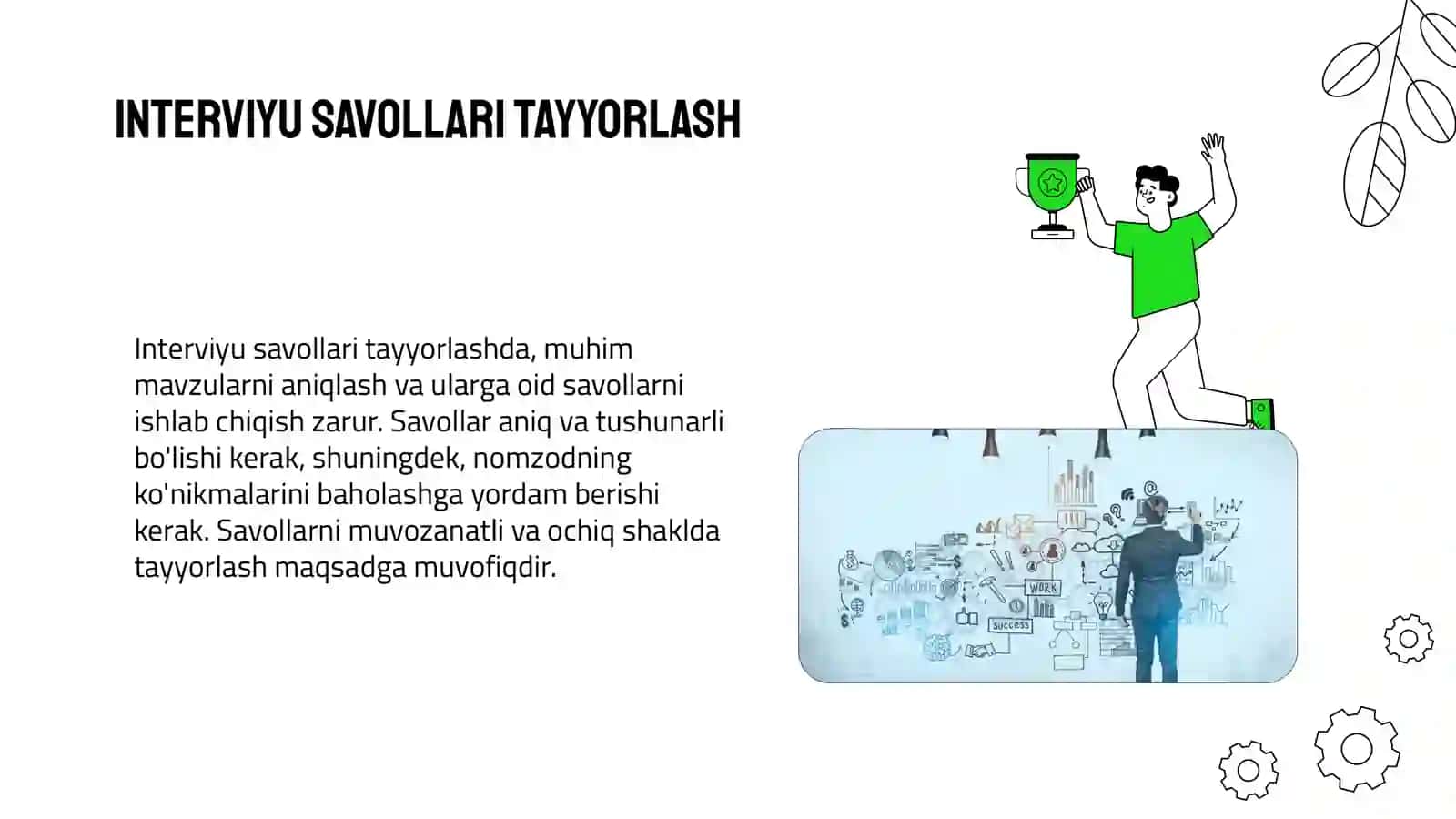Interviyu tashkil etish qoidalari 4