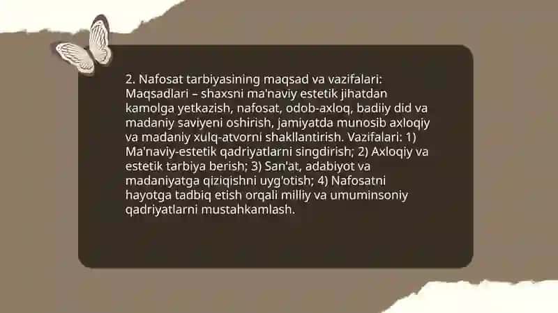 Nafosat tarbiyasi. Uning maqsad va vazifalari 4