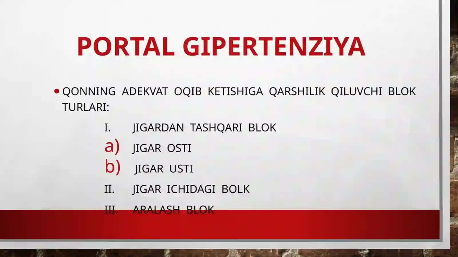 JIGARDAN TASHQARI PORTAL GIPERTENZIYA 4