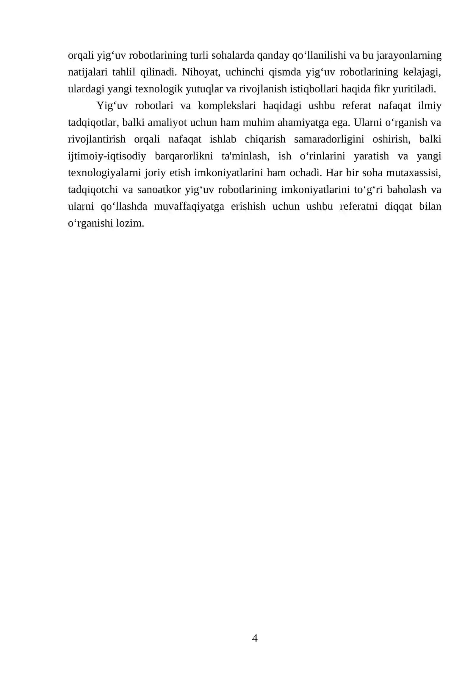 Yigʻuv robotlari va komplekslari 4