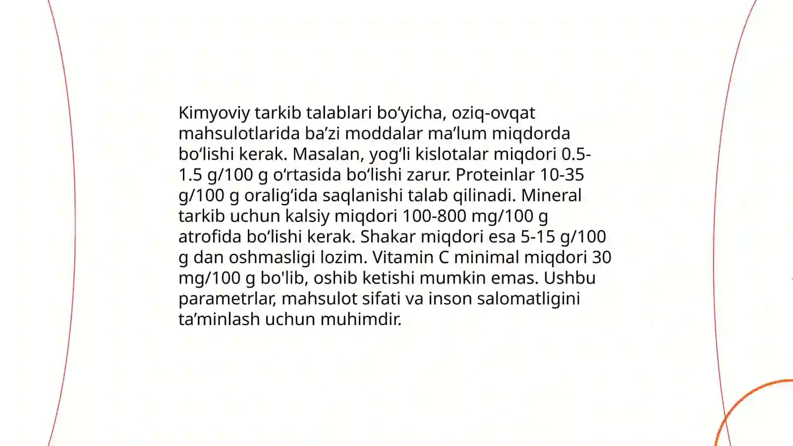 Neft mahsulotlariga qo’yiladigan talablar 4