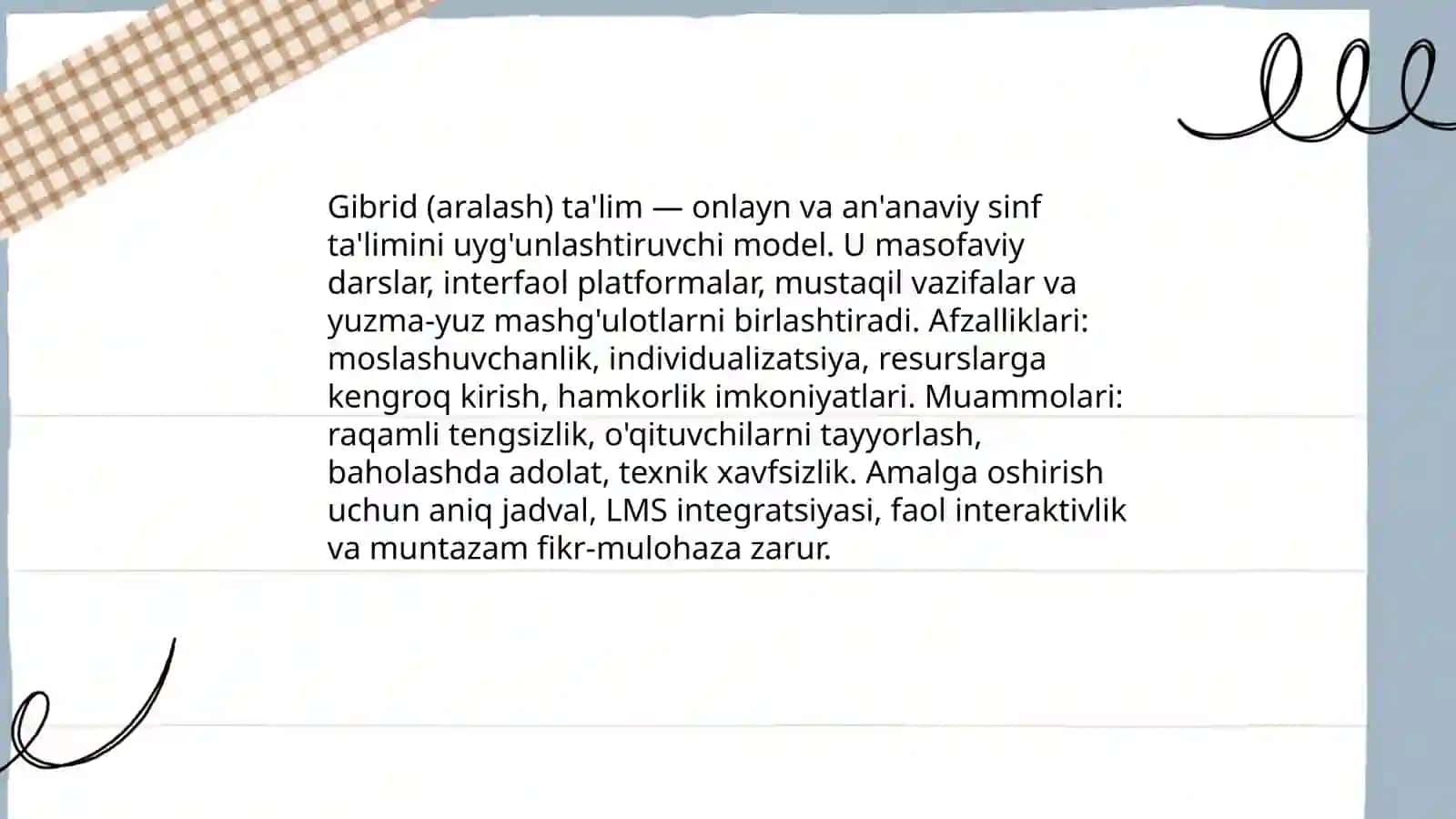 Ta'limni tashkil etishning noan'anaviy shakllari 4