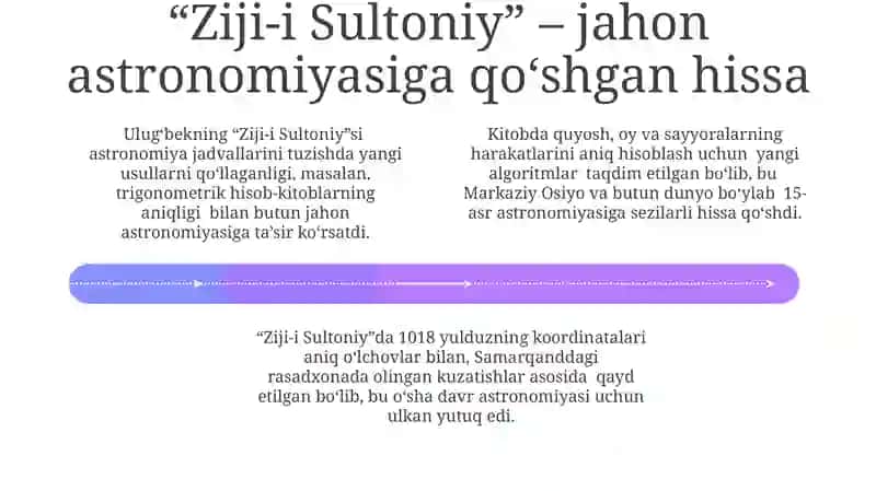 Ulug‘bekning “Ziji-Sultoniy” asari 4