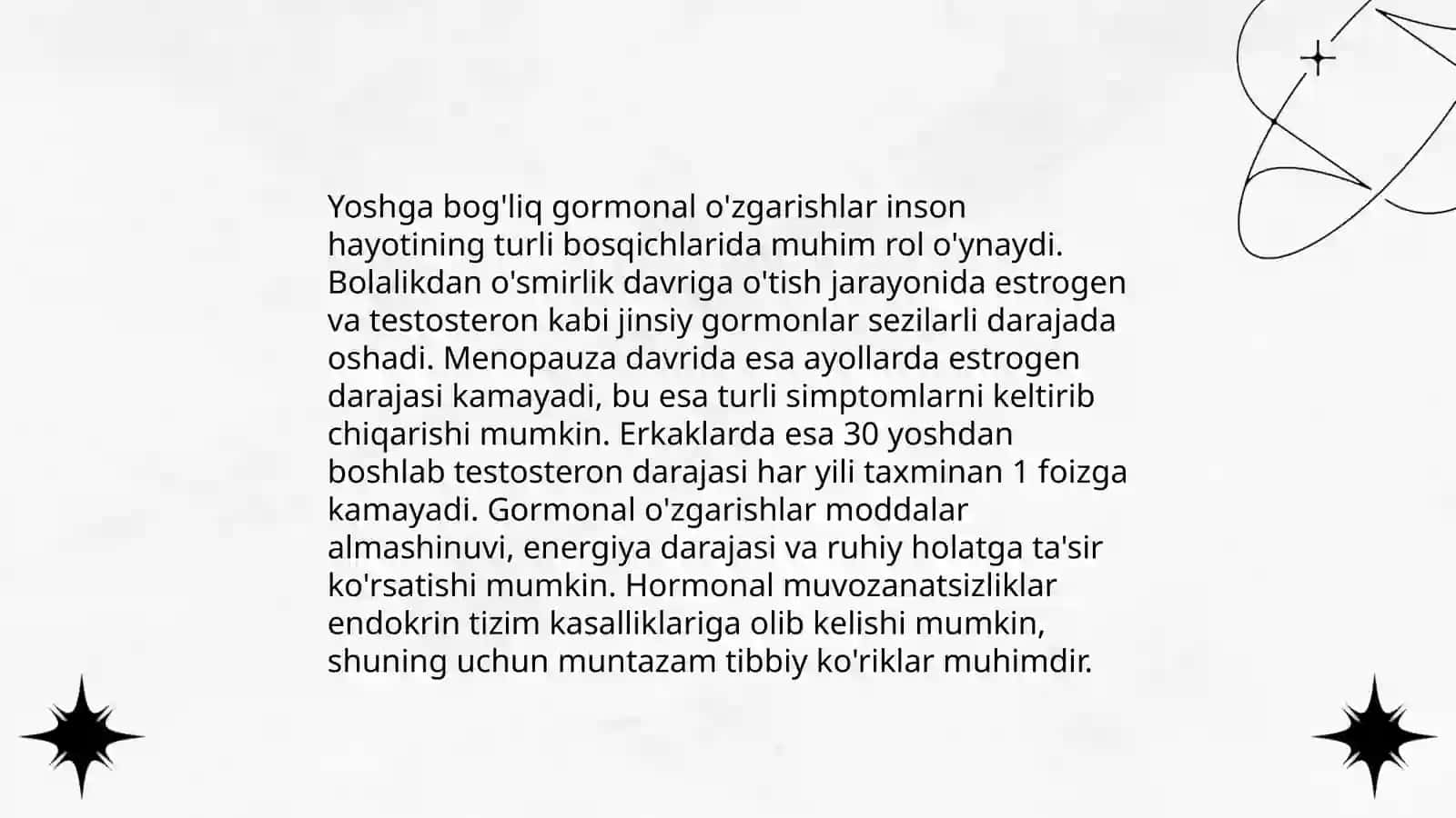 Ichki sekretsiya bezlarining yosh xususiyati 4