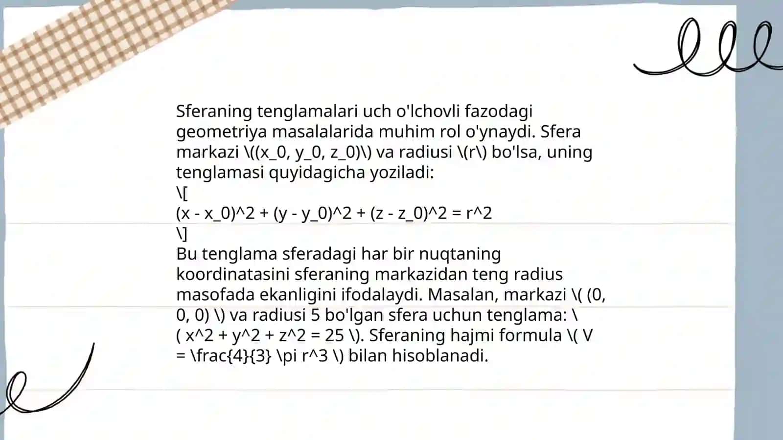 Ikkinchi tartibli sirtlar 4