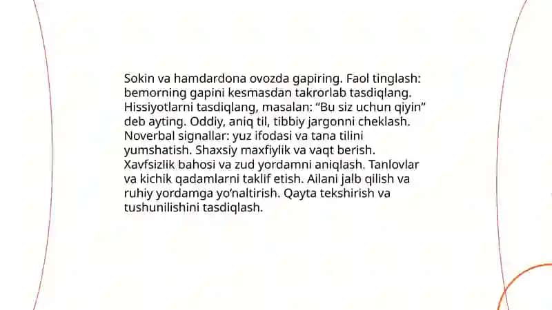 Krisis Holatda Bemorga Maslahat Berish 4