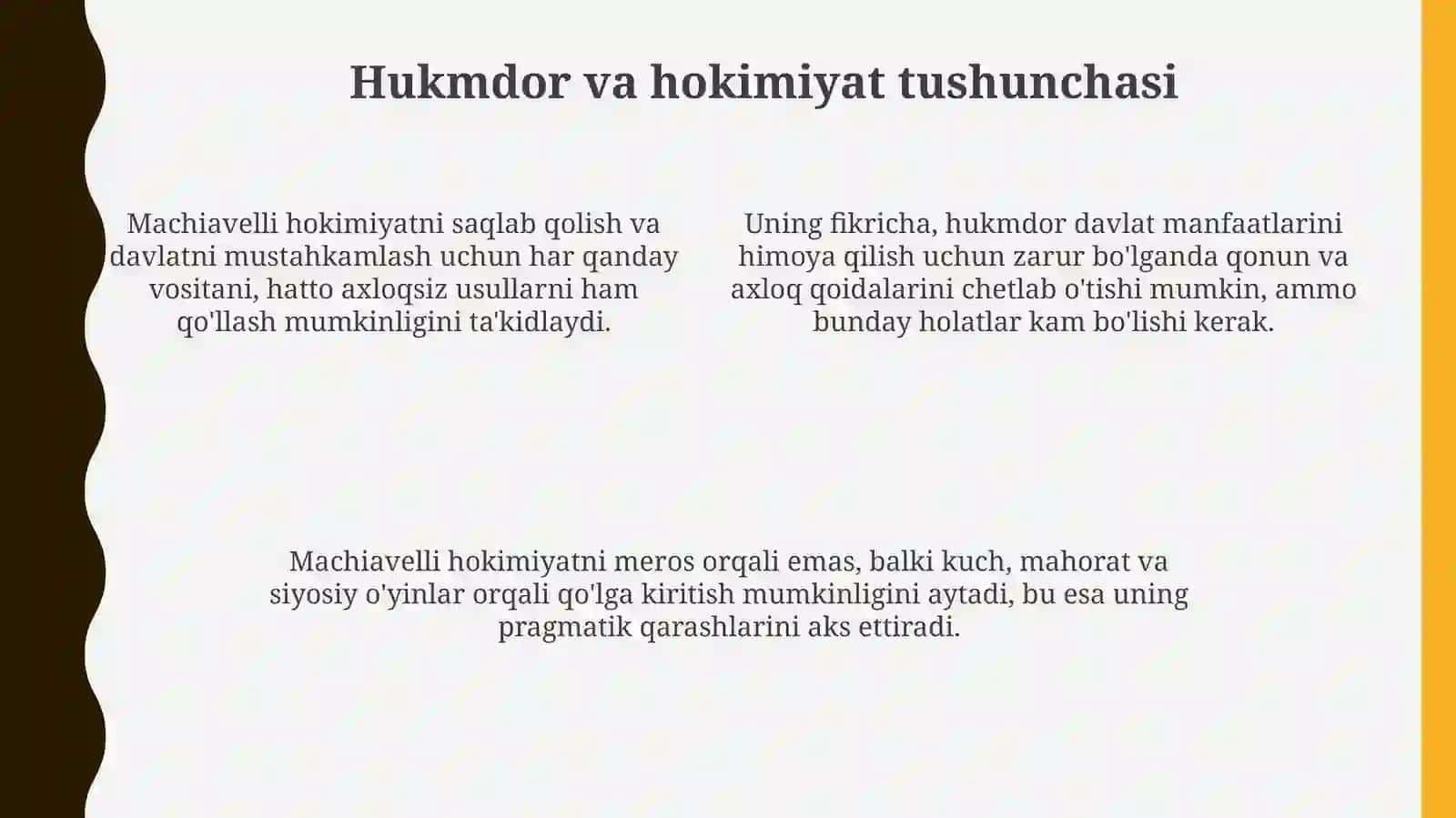 Makiavellining"Xukmdor"asari 4