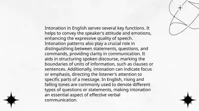 Intonation 4