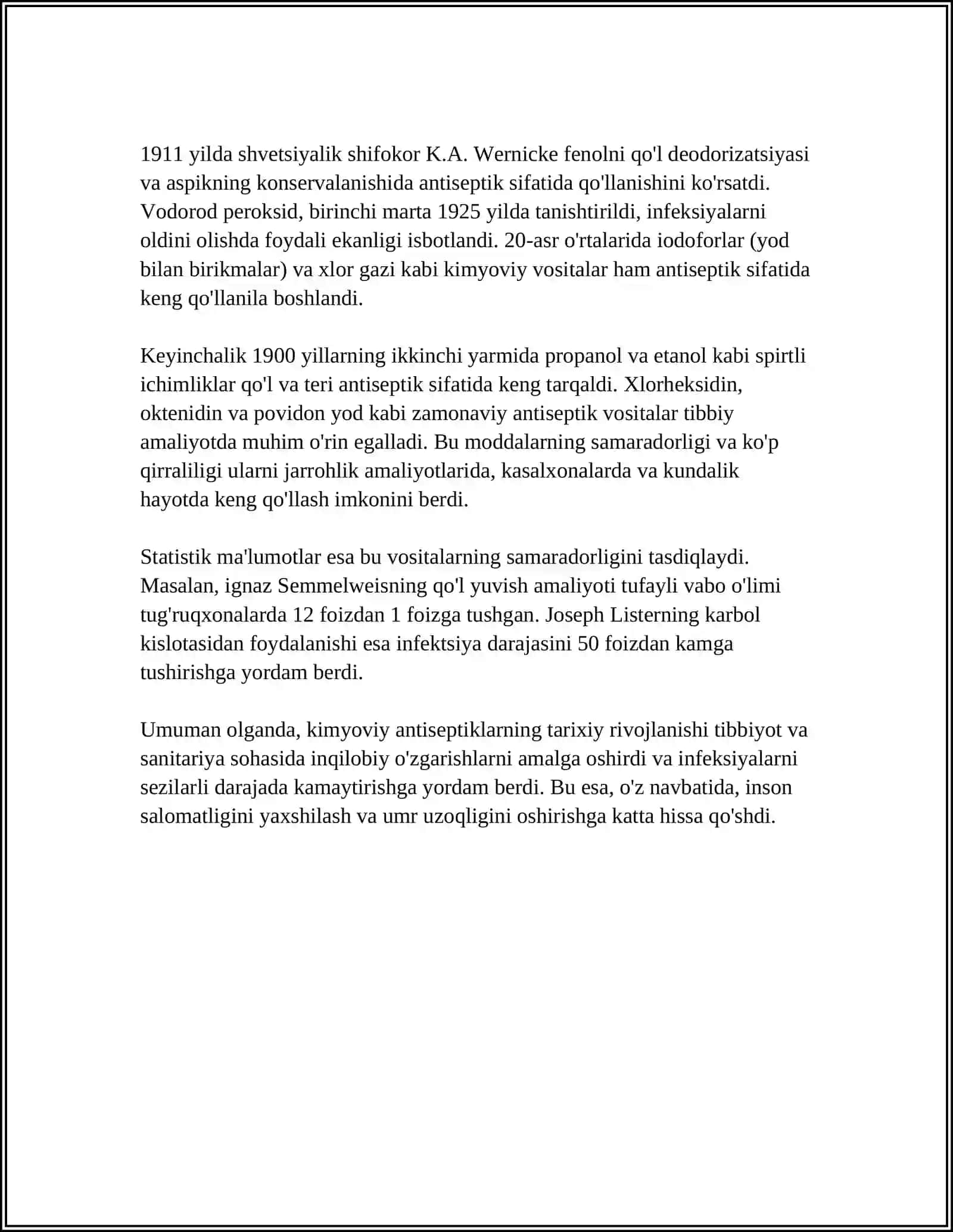 KIMYOVIY VA BIOLOGIK ANTISEPTIKLAR GURUHLARI VA TURLARI 4