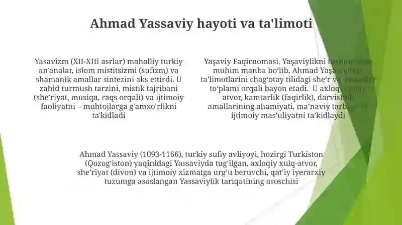 Yasaviy Faqirnomasi Ahmad Yassaviy 4