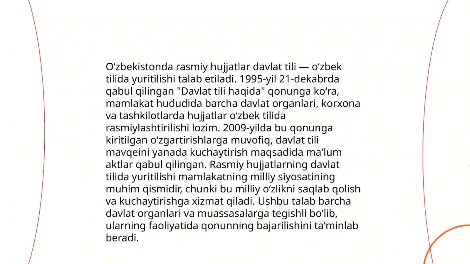 Davlat tilida ish yuritish fanning maqsadi va vazifalari 4